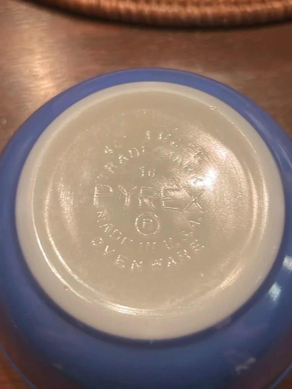 Vintage Pyrex blue 401- Home Dining